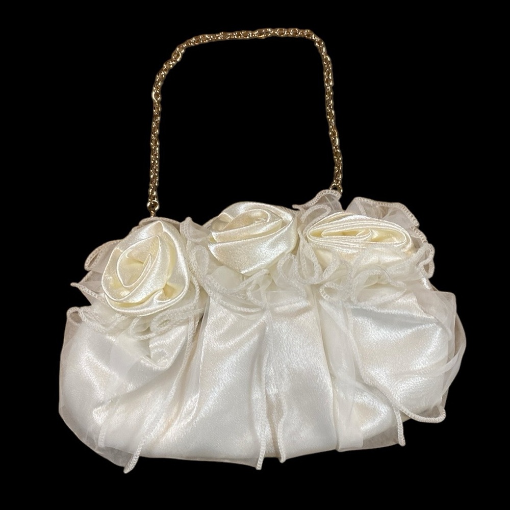 Evening Rosette Handbag/Shoulder bag